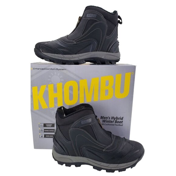 Khombu 10 Boots Men Mason Outdoor Waterproof Rugged Slip-on Winter Snow Shoes main image 7